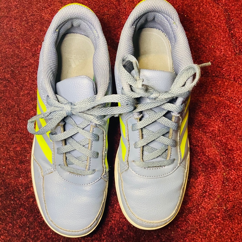 Boys Adidas leather sneakers